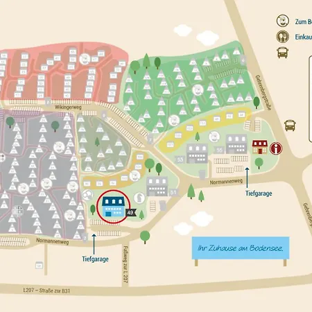 Ferienwohnpark Ein-zimmer-apartment 49 37 公寓 博登斯边的伊门施塔特